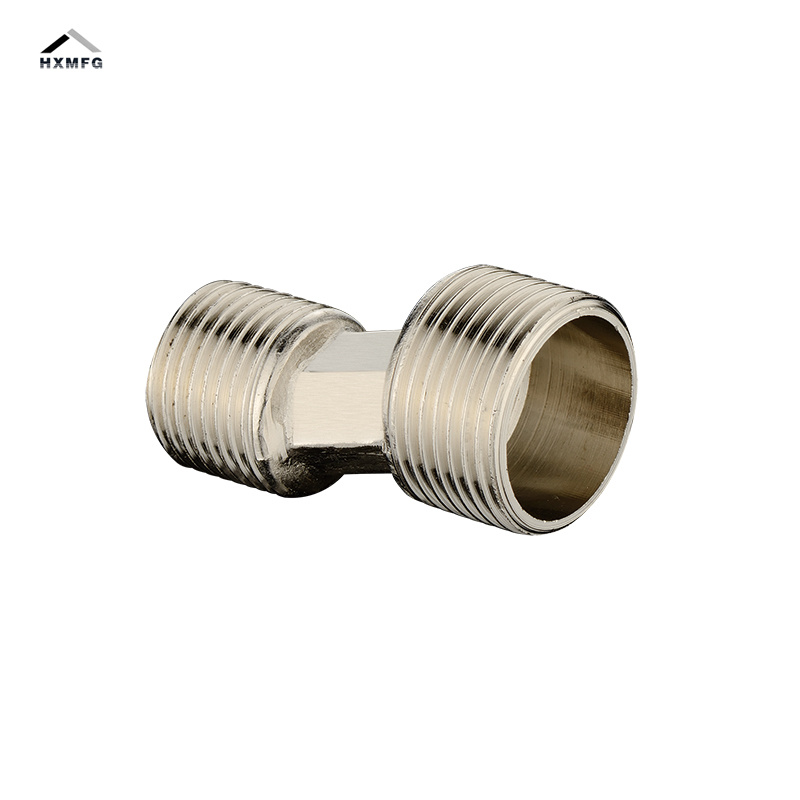 Regular Brass Male Chrome Plate Thread Connection Pipe Fitting