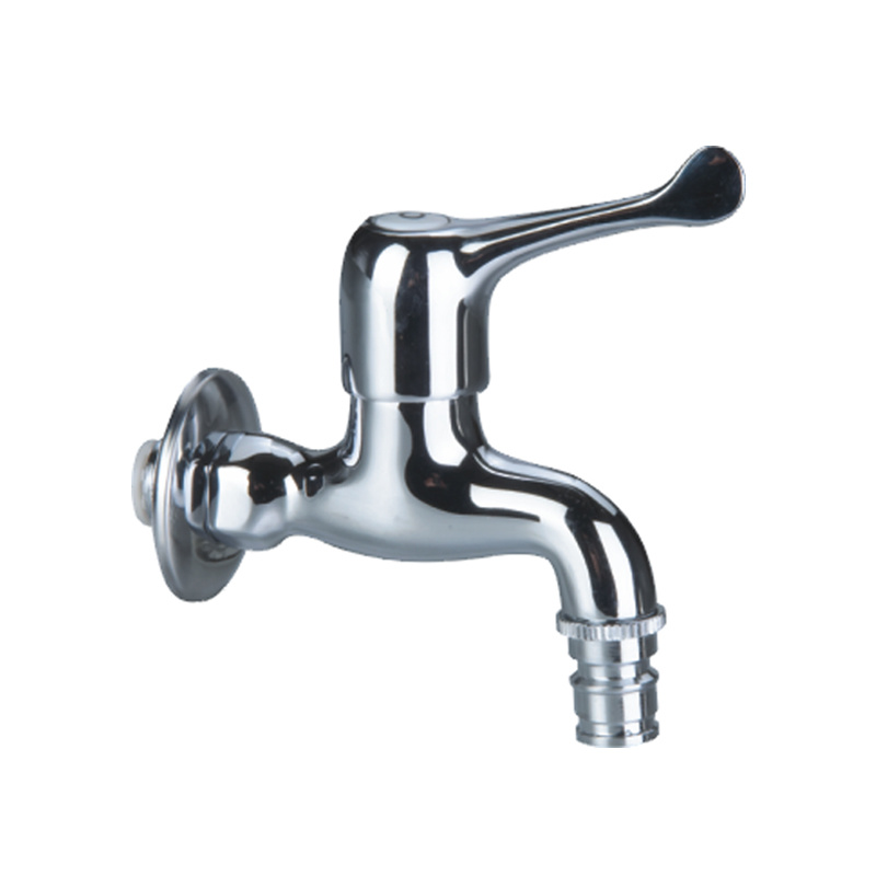 High Quality Hose Connection Chrome Plate Tap Brass Bathroom Bibcock
