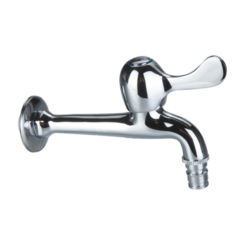 Chrome Plate Garden Straight Hose Connection Tap Bathroom Brass Bibcock